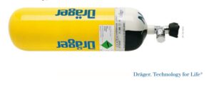 Draaiger 6 L 300 BAR CYLINDER