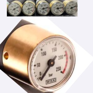 CZ 200 / Air Arms 200t Original Wika Gauge Assembly incl brass end cap + Glass