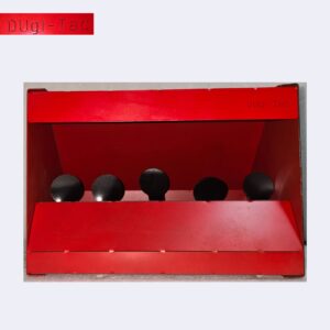 DUgi-Tac Magnetic 5 ring resetting Target  Red