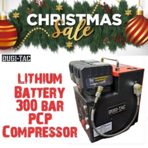 Christmas Special DUgi-Tac PORTABLE 12V 300 BAR DUAL LITHIUM BATTERY COMPRESSOR