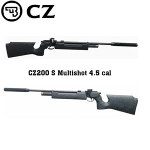 CZ 200s Air Rifle Black Synthetic Stock 10 Shot Magazine System + Silencer  Brand New