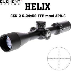Element Optics Helix GEN 2 6-24x50 FFP mrad APR-C