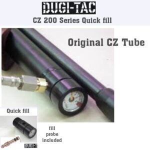 CZ 200 / Air Arms 200 series Air Tube Cylinder incl quickfill adapter and fill probe with gauge