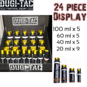 DUgi-Tac 24 pce Pepper Spray Display Stand